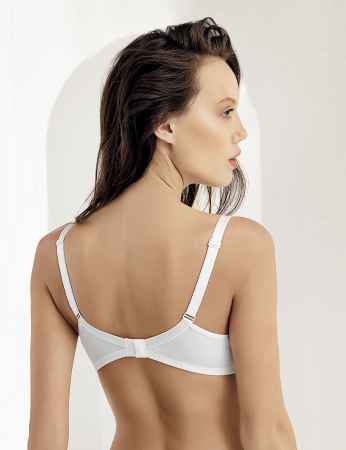 Sahinler Underwire Coverage Brestfeeding Bra White M9500 - Thumbnail