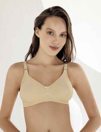 Sahinler Underwire Minimiser Bra Nude M8080 - Thumbnail