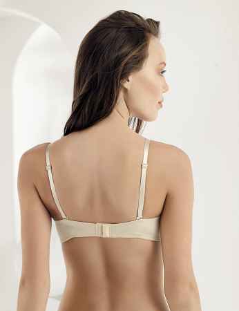 Sahinler Underwire Non Push-up Bra Nude M9100 - Thumbnail