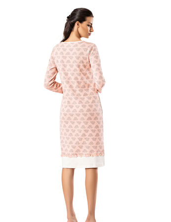 Şahinler - Şahinler Women Nightgown Pink MBP23717-1 (1)